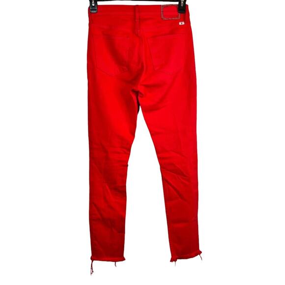 LUCKY BRAND Bridgette Skinny Jeans in Red Size 0 - Picture 3 of 8
